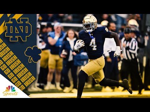 Jeremiyah Love dominates Syracuse with three TDs | Notre Dame on NBC Sports