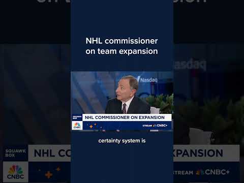 NHL commissioner on team expansion