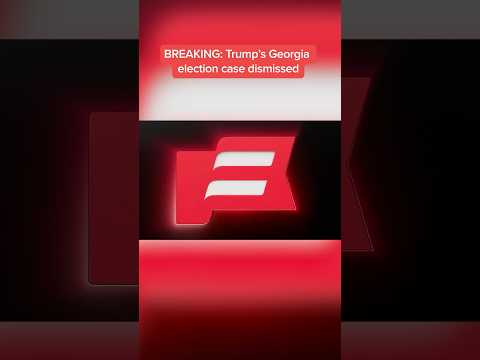 BREAKING: Trump’s Georgia election case dismissed