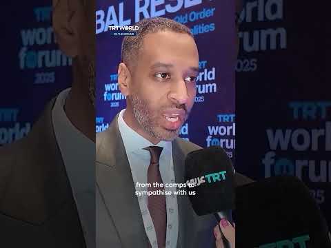 Content creator Amjad Al-Nour at TRT World Forum