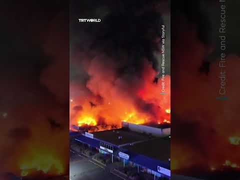 Fireball erupts at Sydney waste facility, damaging nearby buildings