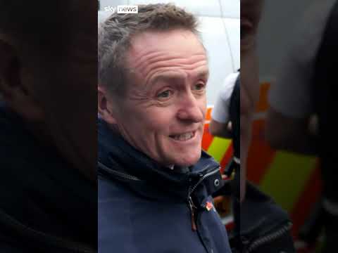 Sex offender arrest caught on camera by Sky News