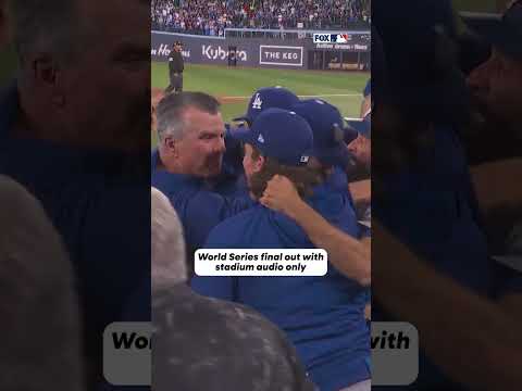 Relive the moment the Dodgers went back-to-back in World Series wins ⚾️ #MLB