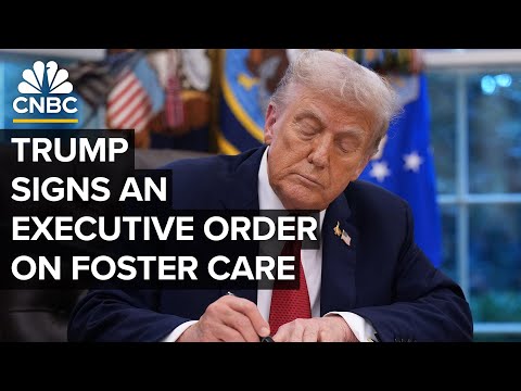 President Trump signs an executive order on foster care — 11/13/2025