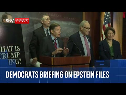 Democrats hold briefing as deadline for Epstein files release approaches