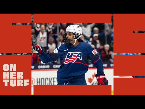USA Hockey’s Laila Edwards embraces being a ground breaker | On Her Turf | NBC Sports
