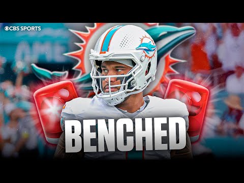 Dolphins BENCH Tua Tagovailoa, will start Quinn Ewers | What this means for Tua’s future in Miami