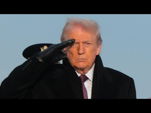 Trump attends dignified transfer of 2 National Guard members killed in Syria