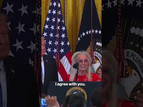 Miriam Adelson jokes she’d give Trump $250M for a third term: ‘Think about it’ #shorts