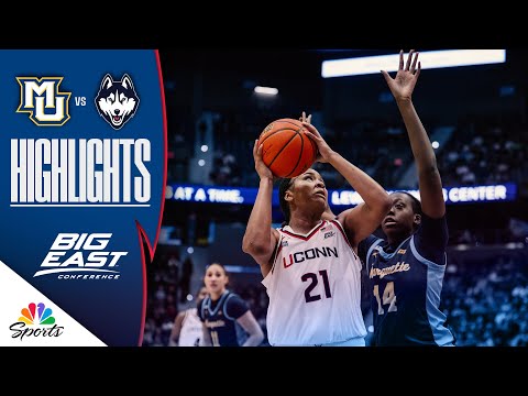 Marquette vs. No. 1 UConn | COLLEGE BASKETBALL HIGHLIGHTS | 12/17/25 | NBC Sports
