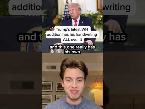Trump’s latest WH addition has his handwriting ALL over it
