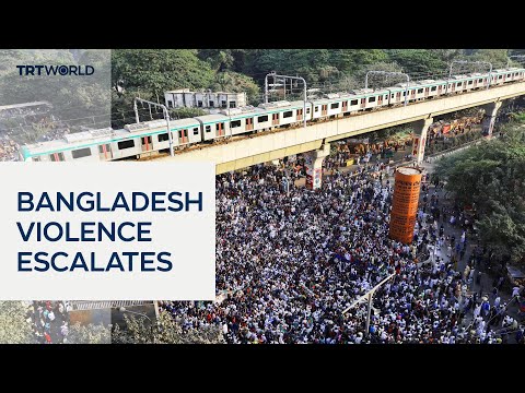 Protests erupt in Bangladesh after death of pro-democracy uprising leader