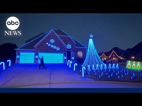 ‘H-Town Frankie’ spreads holiday cheer with wild lights, music