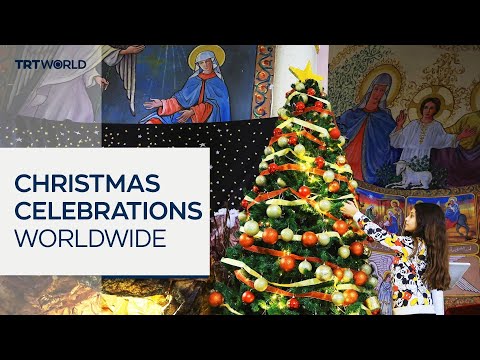 Christmas celebrations take place worldwide