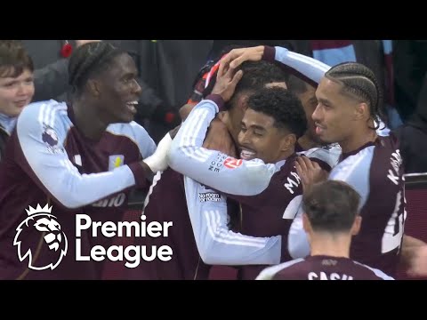 Morgan Rogers’ WORLDIE gives Aston Villa lead over Manchester United | Premier League | NBC Sports