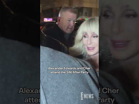 DJ Play A Christmas Song because Cher and Alexander Edwards arrived at the SNL #Holiday party. ❤️