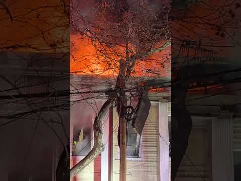 MASSIVE Blaze Rips Through Brooklyn Home #shorts