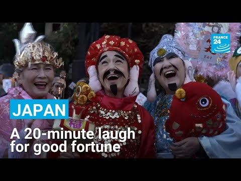 Nonstop laughing for 20 minutes: Japan’s ritual for good fortune • FRANCE 24 English