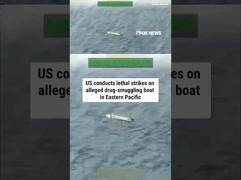 US conducts lethal strikes on alleged drug-smuggling boat in Eastern Pacific #shorts #world #news