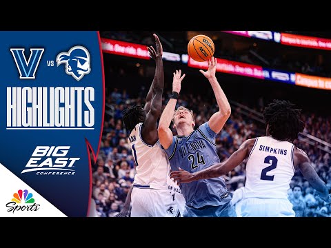 Villanova vs. Seton Hall | COLLEGE BASKETBALL HIGHLIGHTS | 12/23/25 | NBC Sports