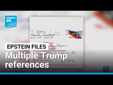 Fresh Epstein files release contains multiple Trump references • FRANCE 24 English