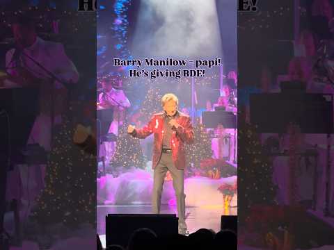 Barry Manilow = Papi! He’s Giving BDE!