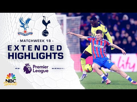 Crystal Palace v. Tottenham Hotspur | PREMIER LEAGUE HIGHLIGHTS | 12/28/2025 | NBC Sports
