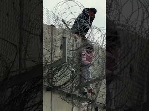 Palestinians Risk Deadly Climb Over Separation Wall to Reach Jerusalem