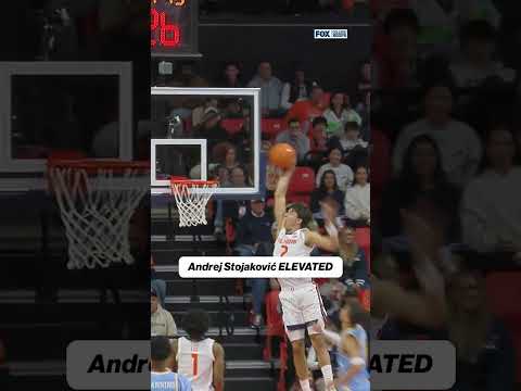 Andrej Stojaković finds a way to the hoop every time 😤 #CBB