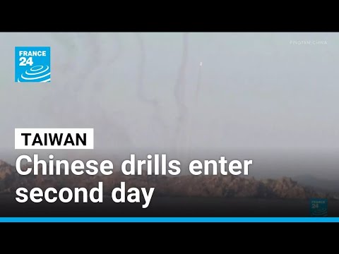 Chinese live-fire military exercises around Taiwan enter their second day • FRANCE 24 English