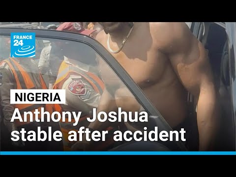 Anthony Joshua stable after car accident in Nigeria which killed two of his team members