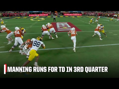 Arch Manning TO THE HOUSE ๐ 23-yard TD puts Texas on top | ESPN College Football