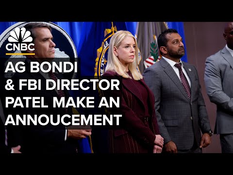 Attorney General Bondi and FBI Director Kash Patel will make an announcement — 12/4/2025