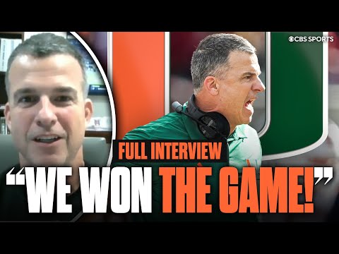 Mario Cristobal gives his reasons why Miami SHOULD MAKE the College Football Playoff over Notre Dame