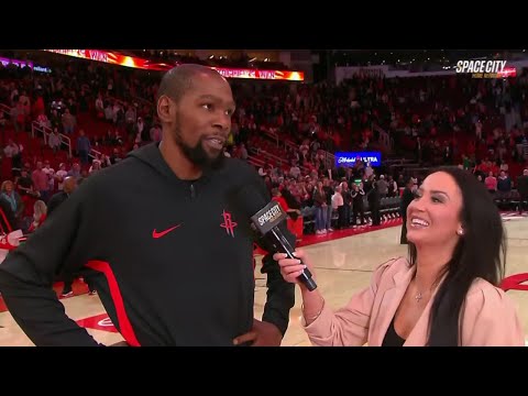 Kevin Durant reacts to becoming 8th player to score 31,000 career points | NBA on ESPN