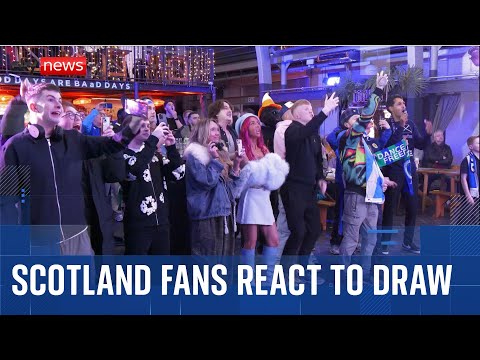 Scotland fans react to World Cup draw