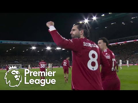 Dominik Szoboszlai puts Liverpool 3-2 ahead of Leeds | Premier League | NBC Sports