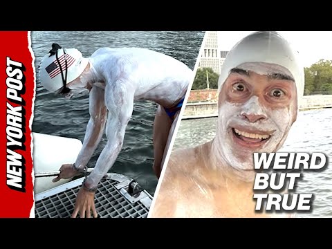 Why did THIS Man Swim Around the Island of Manhattan in Handcuffs? | Weird But True
