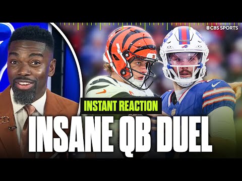 Joe Burrow throws BACK TO BACK INTs as Bills make comeback vs Bengals | Allen vs Burrow INSANE DUEL