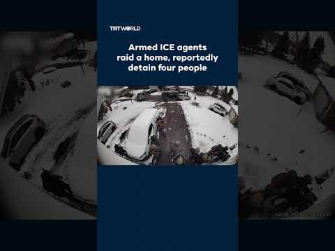 Armed ICE agents raid a home in Minnesota, US