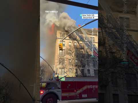 Four-alarm blaze injures three residents and a firefighter in New York