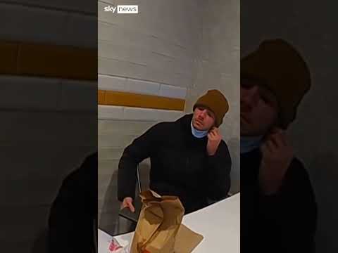 Moments before Luigi Mangione’s arrest