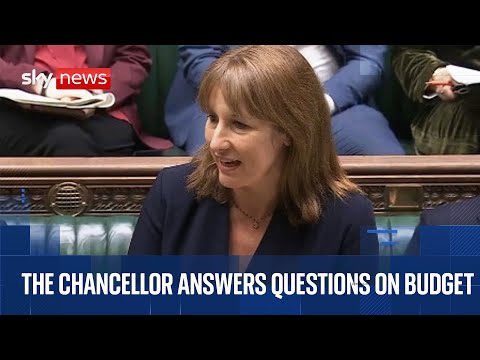 Rachel Reeves answers questions on 2025 Budget from MPs
