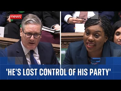 Badenoch pushes Starmer on ‘caretaker’ leader status at PMQs