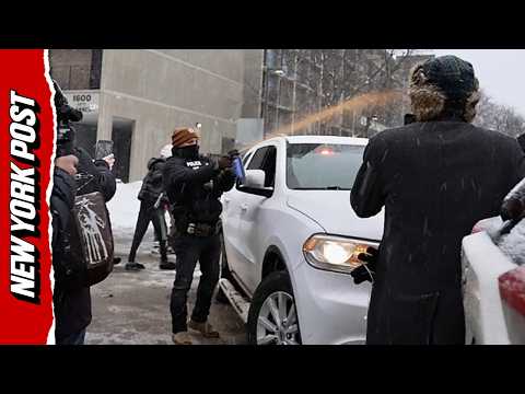 Ice Agents Pepper-Spray Protesters Blocking Deportation Operation in Somali Community