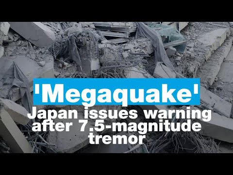 ‘Megaquake’: Japan issues warning after 7.5-magnitude tremor • FRANCE 24 English
