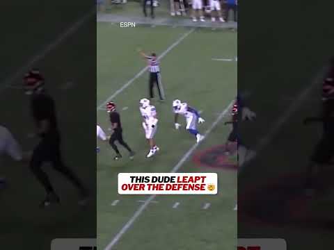 He defied gravity! #collegefootball
