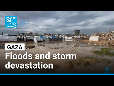 Winter storm rips through Gaza, exposing failure to deliver enough aid to territory • FRANCE 24