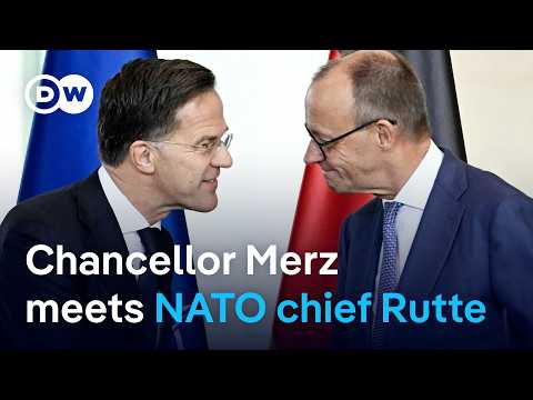Germany’s Merz and NATO chief Rutte discuss US commitment, support for Ukraine | DW News