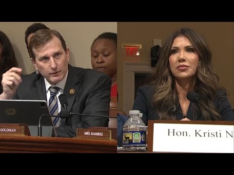 Watch: Lawmaker, Kristi Noem clash over immigration, reinstating ICE officer in viral video